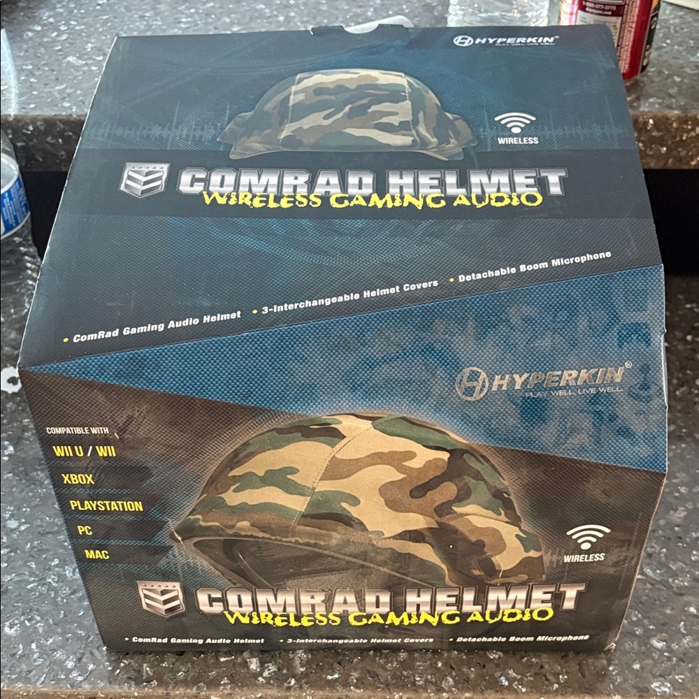 Wireless Gaming Audio Helmet - Camouflage